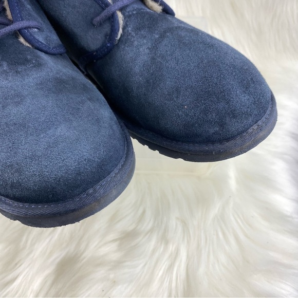 UGG NEUMEL CHUNKY WINTER BOOTS COLOR NAVY SIZE 9 - Picture 8 of 9